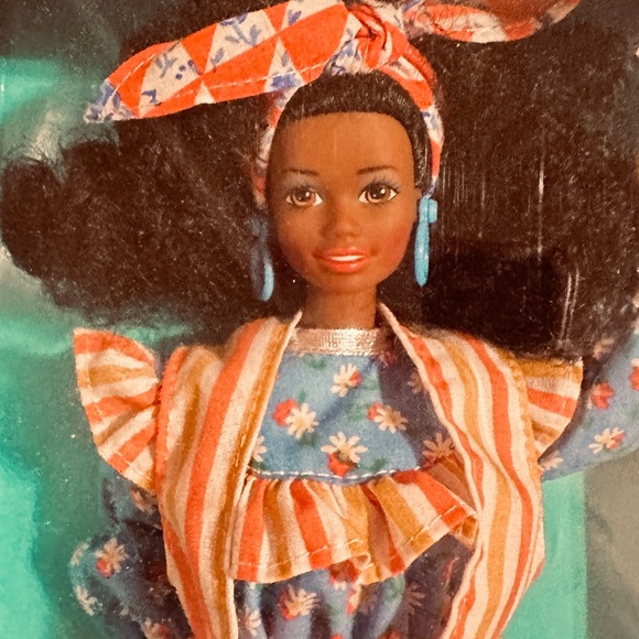 VINTAGE 1991 MATTEL JAMAICAN BARBIE DOLL OF THE WORLD ORIGINAL BOX NEW #4647. - Picture 3 of 7